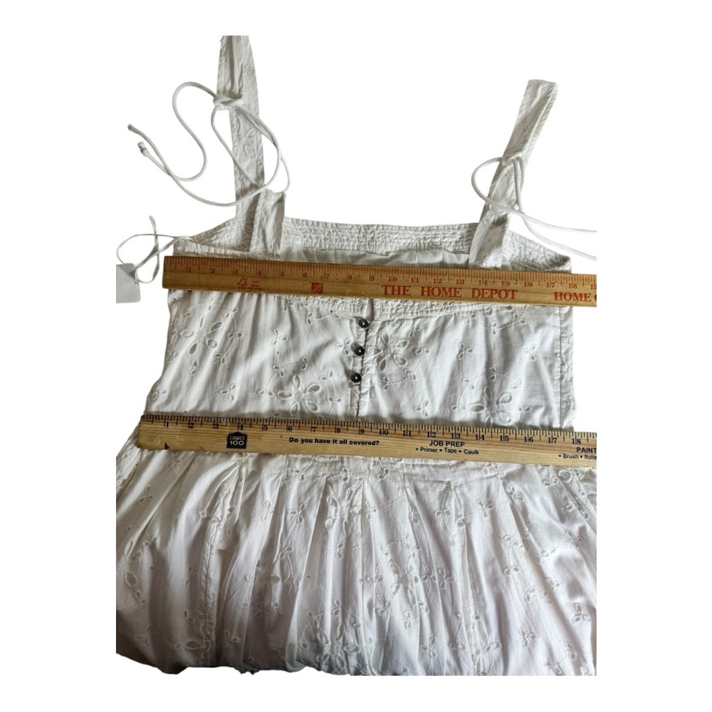 NWOT Free People Primavera Cotton Eyelet Midi Sundress. Size L - Picture 3 of 16